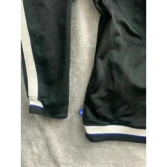 Vintage Air Jordan Jacket Men's Large Black Zipped Logo Jumpan Gray Tag - Picture 7 of 8